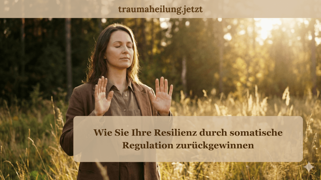 Frau hält die Hände mit den Handflächen nach vorne, um Stress abzuwehren: digitaler Stress und innere Stärke